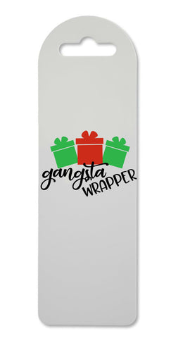 Gangster wrapper style two printed lightweight bookmark