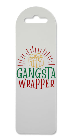 Gangster wrapper style three printed lightweight bookmark