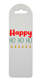 Happy ho ho ho lights printed lightweight bookmark