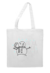 Fa la la snowman tote style shopping bag