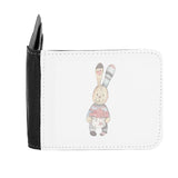 Bunny Eight Watercolour Vintage Style gent's wallet