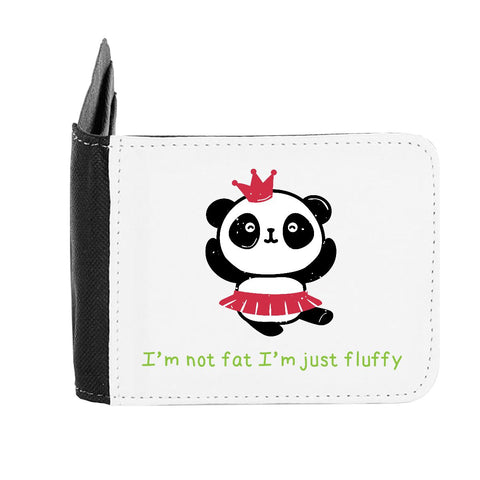 Panda 2 I’m Not Fat I’m Just Fluffy gent's wallet