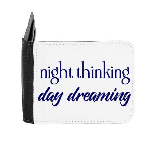 Night Thinking Day Dreaming Night Owl Statement gent's wallet