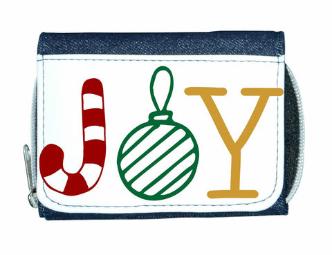 Joy wordart decorations stylish ladies purse