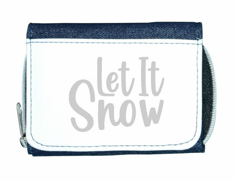 Let it snow style snowflakes stylish ladies purse