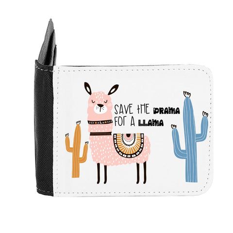 Llama One - Save The Drama For A Llama Statement gent's wallet