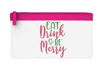 Eat drink and be merry style two flat-style pencil case