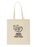 Meow Chicka Maw Maw Parodytote style shopping bag