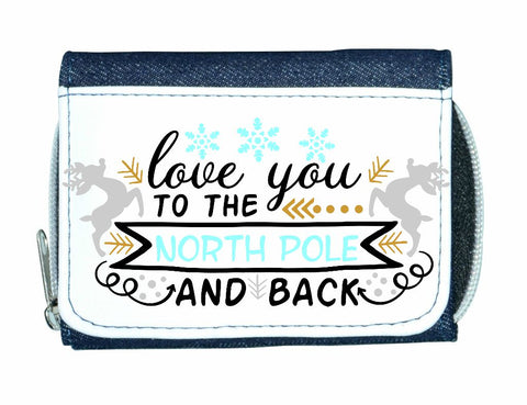 Love you to the North Pole and back stylish ladies purse