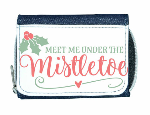 Meet me under the mistletoe stylish ladies purse