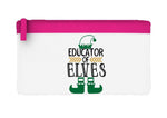 Educator of elves flat-style pencil case