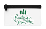 Farmhouse Christmas flat-style pencil case