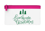 Farmhouse Christmas flat-style pencil case