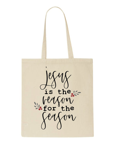 Jesus is the reason for the season style one tote style shopping bag