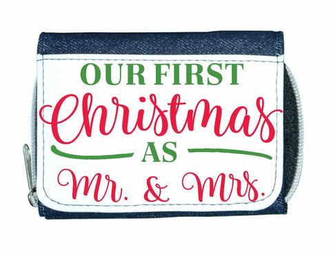 Our first Christmas as Mr and Mrs style 1 simple stylish ladies purse