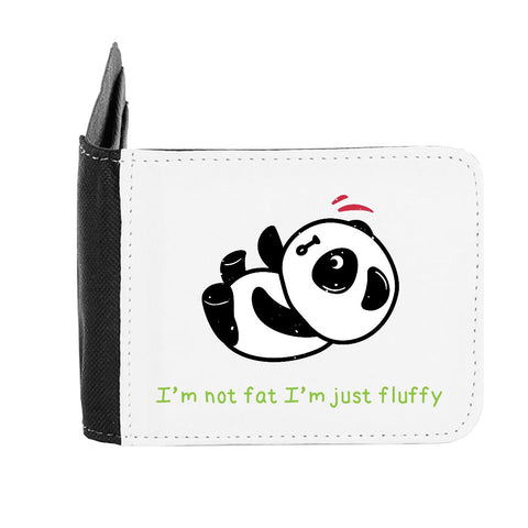 Panda 3 I’m Not Fat I’m Just Fluffy gent's wallet