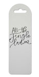 All the jingle ladies swirl printed lightweight bookmark