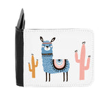 Llama Two – Plain Tribal Style gent's wallet