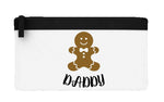 Matching gingerbread men family - Daddy flat-style pencil case