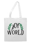 Joy to the world style 4 laurels tote style shopping bag