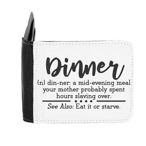 Dinner Definition Not In The Dictionary Statement gent's wallet