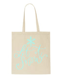 Let it snow style 2 swirly tote style shopping bag