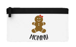 Matching gingerbread men family - Mommy flat-style pencil case