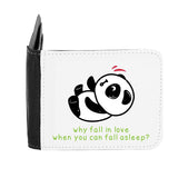 Panda 3 Why Fall In Love When You Can Fall Asleep gent's wallet