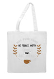 May your home be filled with love and hot cocoa tote style shopping bag