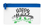 Happy alcoholidays style one mistletoe flat-style pencil case