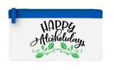 Happy alcoholidays style one mistletoe flat-style pencil case