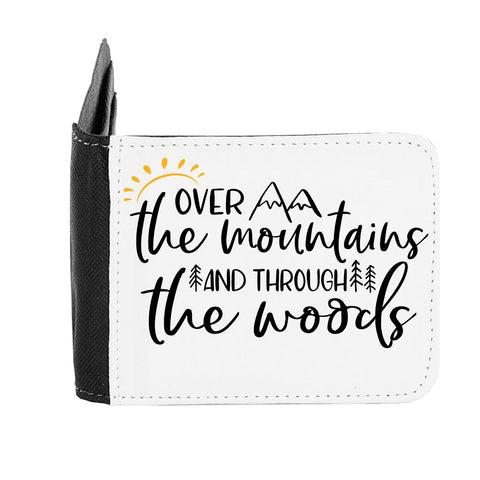 Over The Mountains And Through The Woods Statement gent's wallet