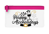 Happy alcoholidays style two Santa flat-style pencil case