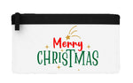 Merry Christmas (happy holidays style one) flat-style pencil case