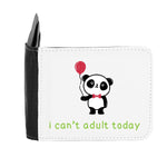 Panda 4 I Cant Adult Today gent's wallet