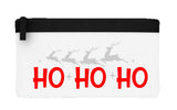 Ho ho ho reindeer flat-style pencil case