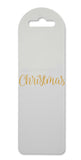 Believe in the magic of Christmas metallic simple style two printed lightweight bookmark