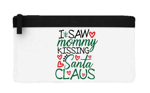 I saw Mommy kissing Santa Claus flat-style pencil case