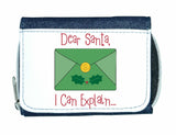 Dear Santa I can explain - style 2 letter stylish ladies purse