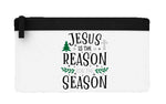 Jesus is the reason for the season style four flat-style pencil case