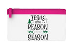 Jesus is the reason for the season style four flat-style pencil case