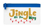 Jingle all the way style 2 lights flat-style pencil case