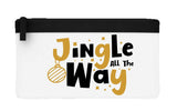 Jingle all the way style 3 stars flat-style pencil case