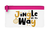 Jingle all the way style 3 stars flat-style pencil case