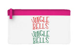 Jingle bells repeat flat-style pencil case