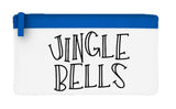 Jingle bells solo flat-style pencil case