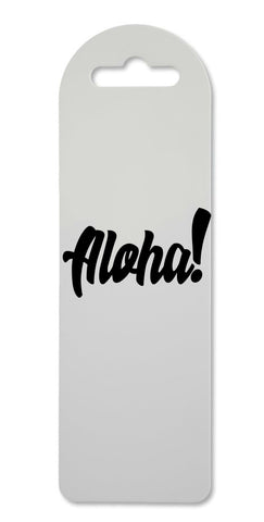 Aloha printed lightweight bookmark