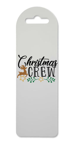 Christmas Crew matching printed lightweight bookmark