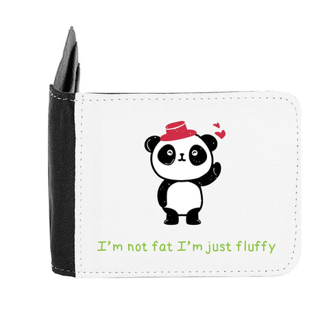 Panda 5 I’m Not Fat I’m Just Fluffy gent's wallet