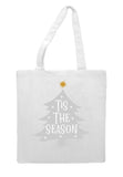 Tis the season Xmas tree tote style shopping bag